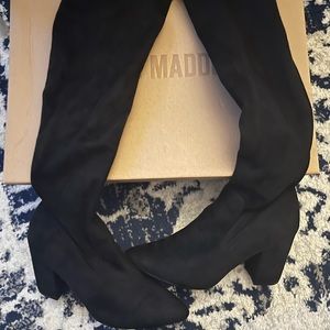 Steve Madden Suede Knee High Boots, Size 7.5